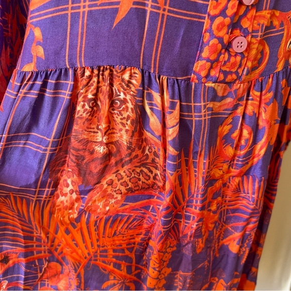 LULASOUL DRESS M MOWGLI CAPSULE LAGENLOOK BOHO WHIMSICAL TROPICAL VACATION CHIC - Picture 7 of 12